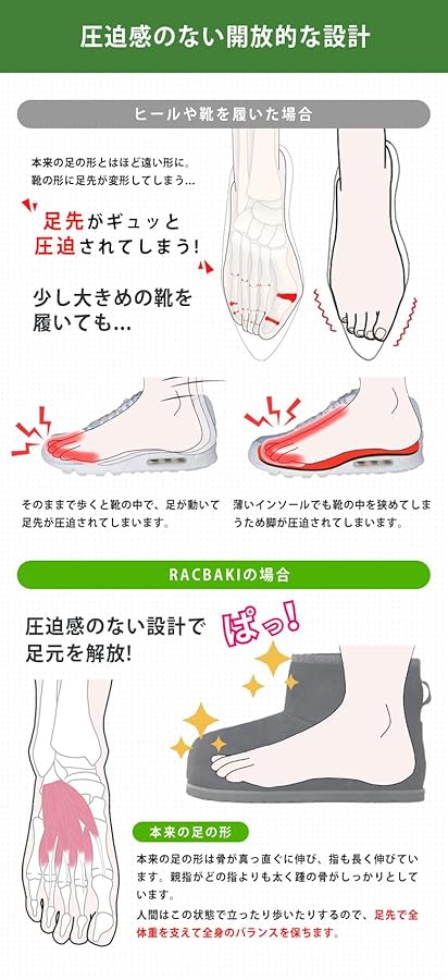 Amazon | RACBAKI サボ(レディース/Mサイズ/23.0~24.0cm相当