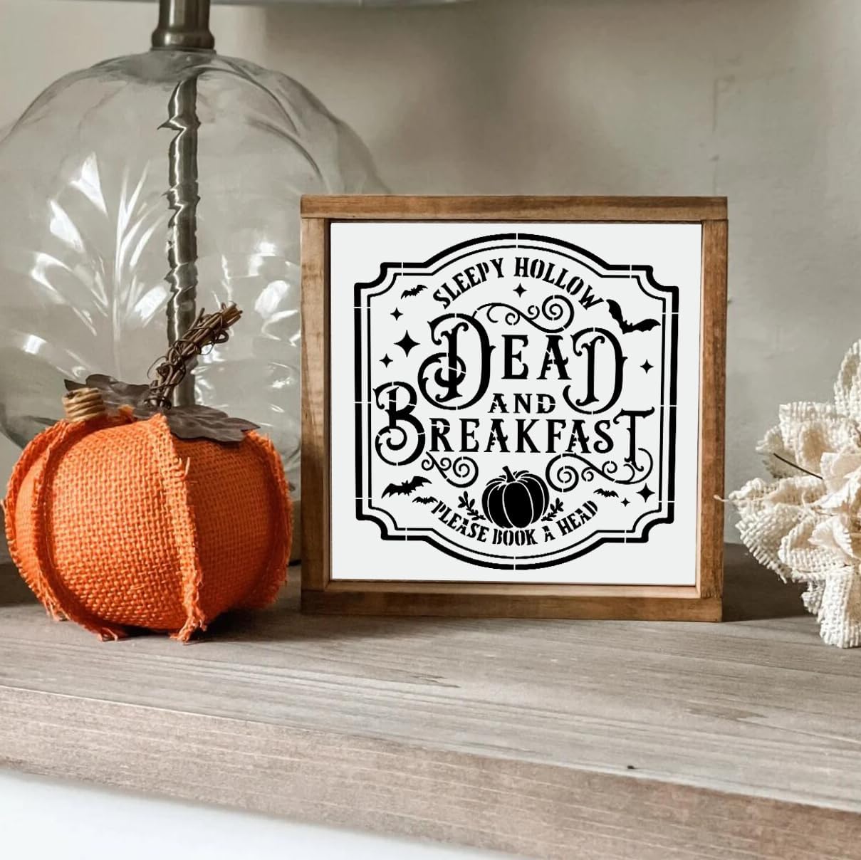 Halloween Stencils for Door Mats Halloween Stencils for Crafts Reusable image 4