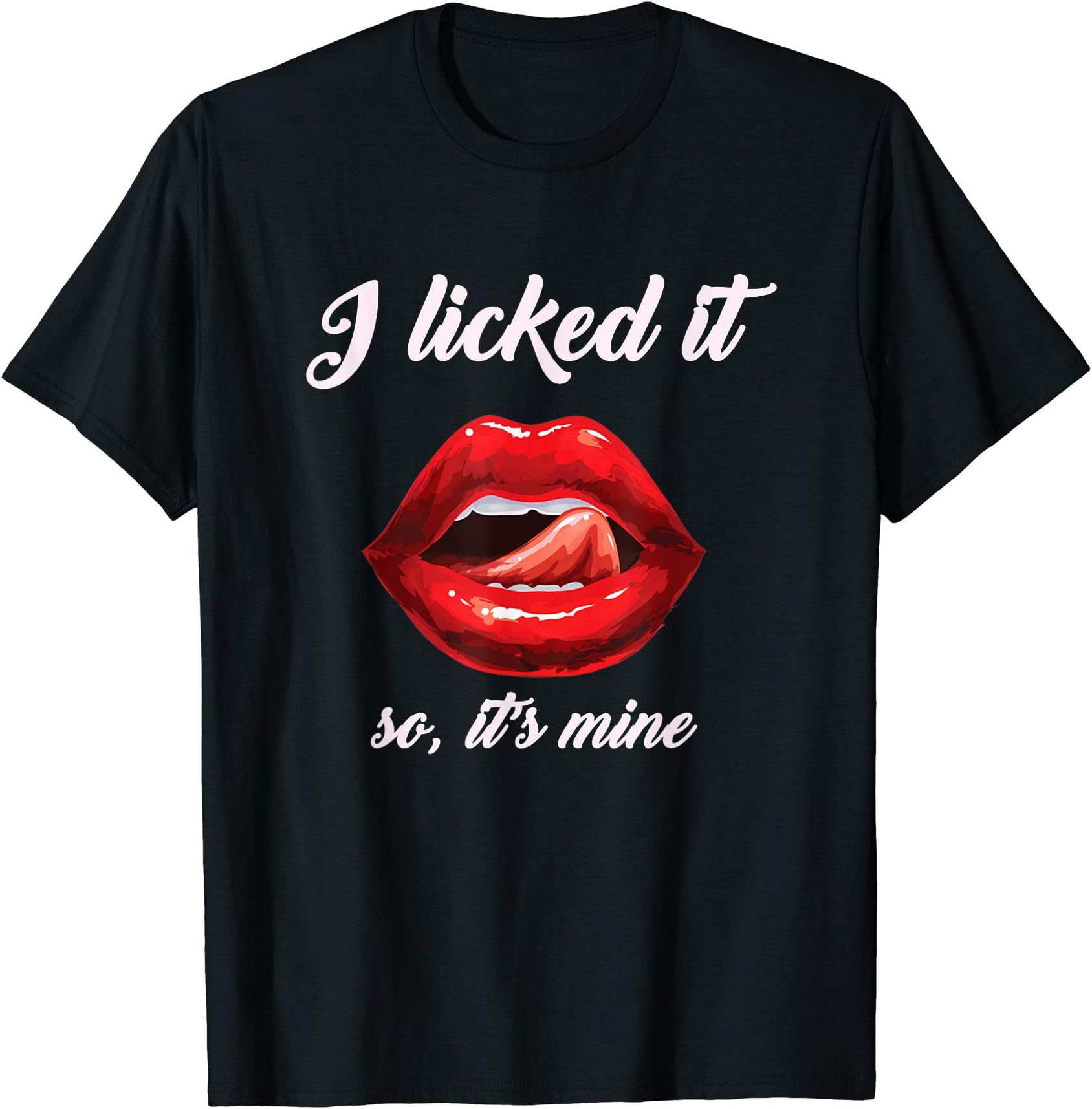design with sexual red lips T-Shirt