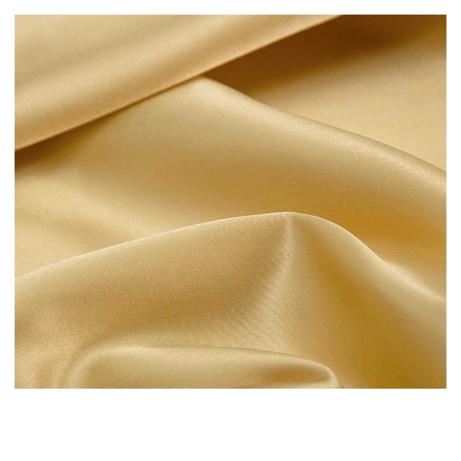 Satin Fabric Lining Soft and Shiny Silk-Like Material,for Clothing, Garments, DIY Craft, Wrapping(Color19,100X150cm)
