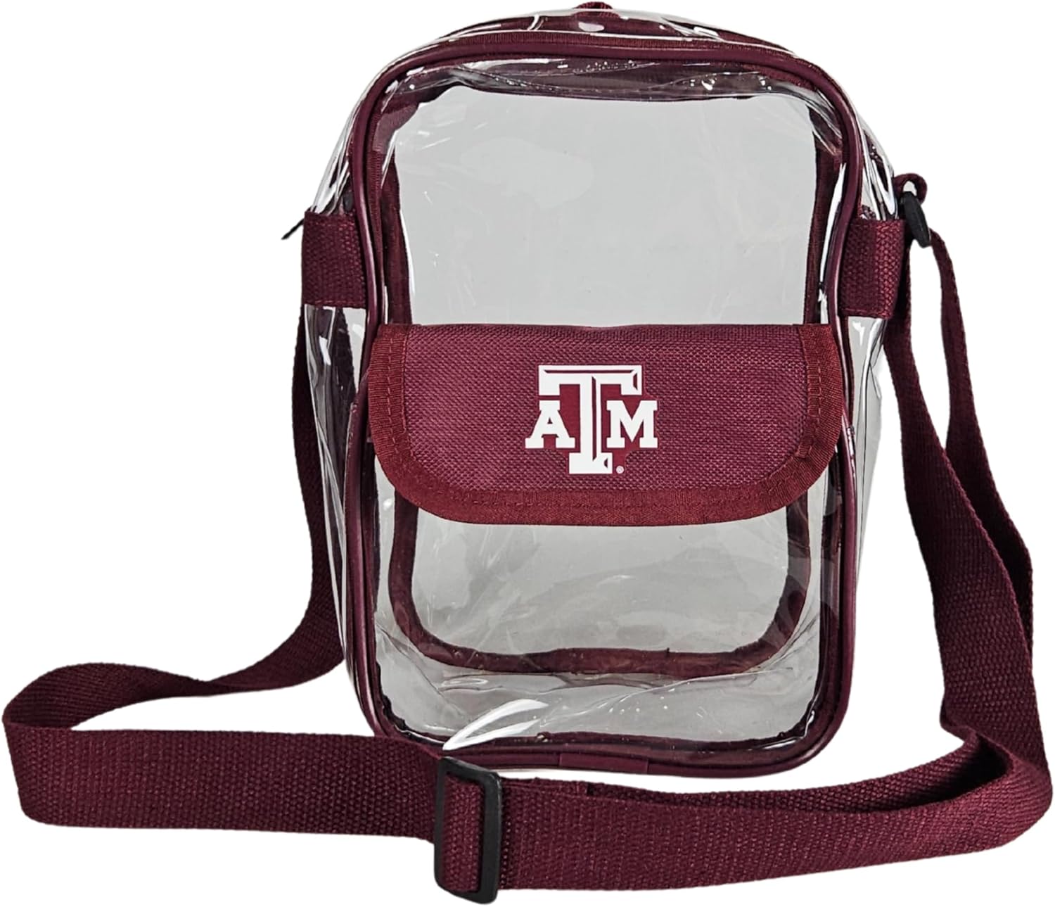 10” Transparent Pouch Hands‑Free Purse for Games, Concerts, Graduations & Events – Durable, Lightweight, NCAA‑Compliant