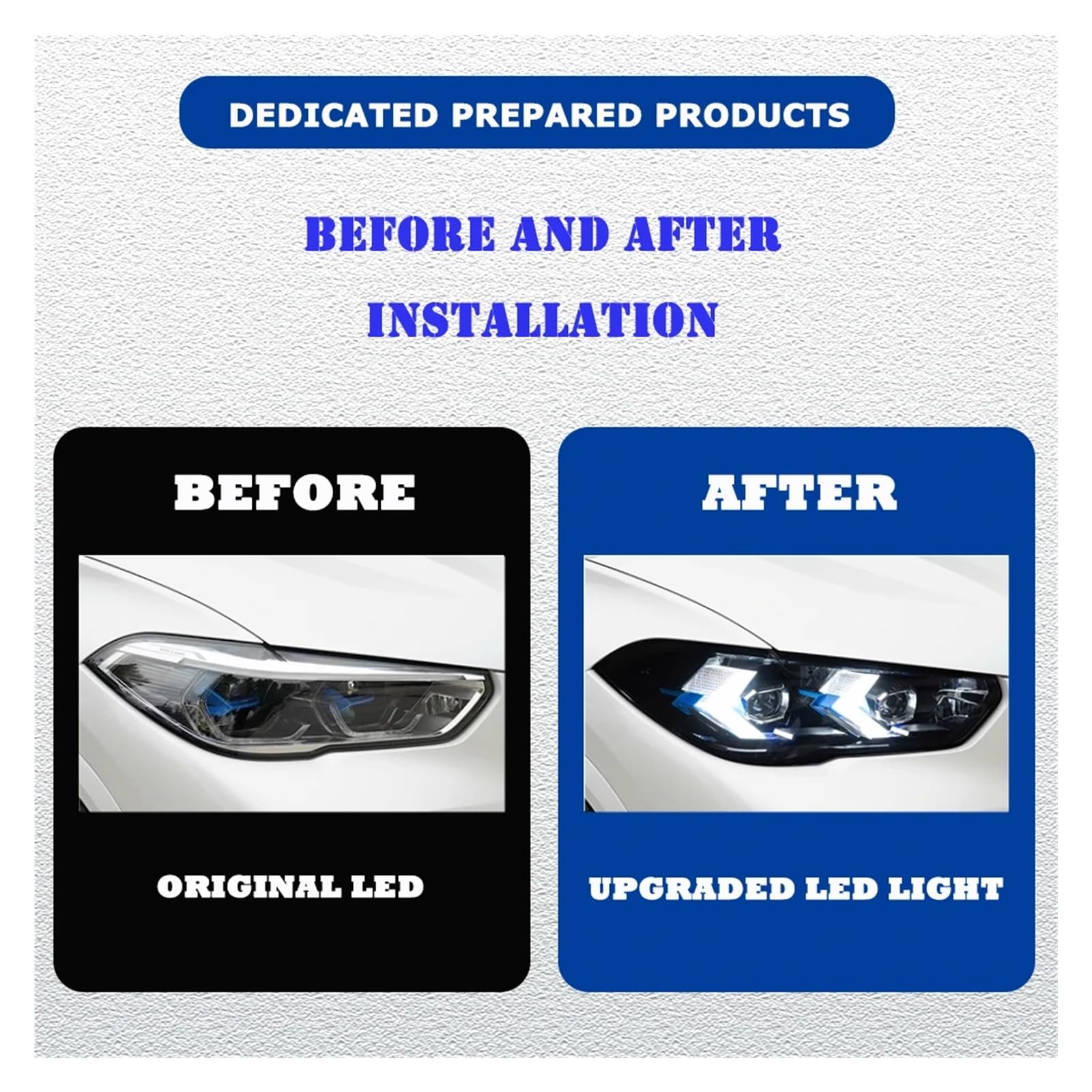 Pasuje do B//M//W X5 G05 19-22 w pełni Led DRL reflektor samochodowy montaż sygnału akcesoria samochodowe zmodyfikowana lampa stylizacja reflektory LED
