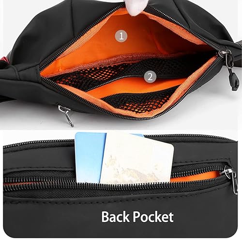 Miniatura 4 de Bolso bandolera impermeable para hombre, bolsa de viaje para mujer, mochila cruzada ligera para ciclismo, senderismo, trabajo, escuela
