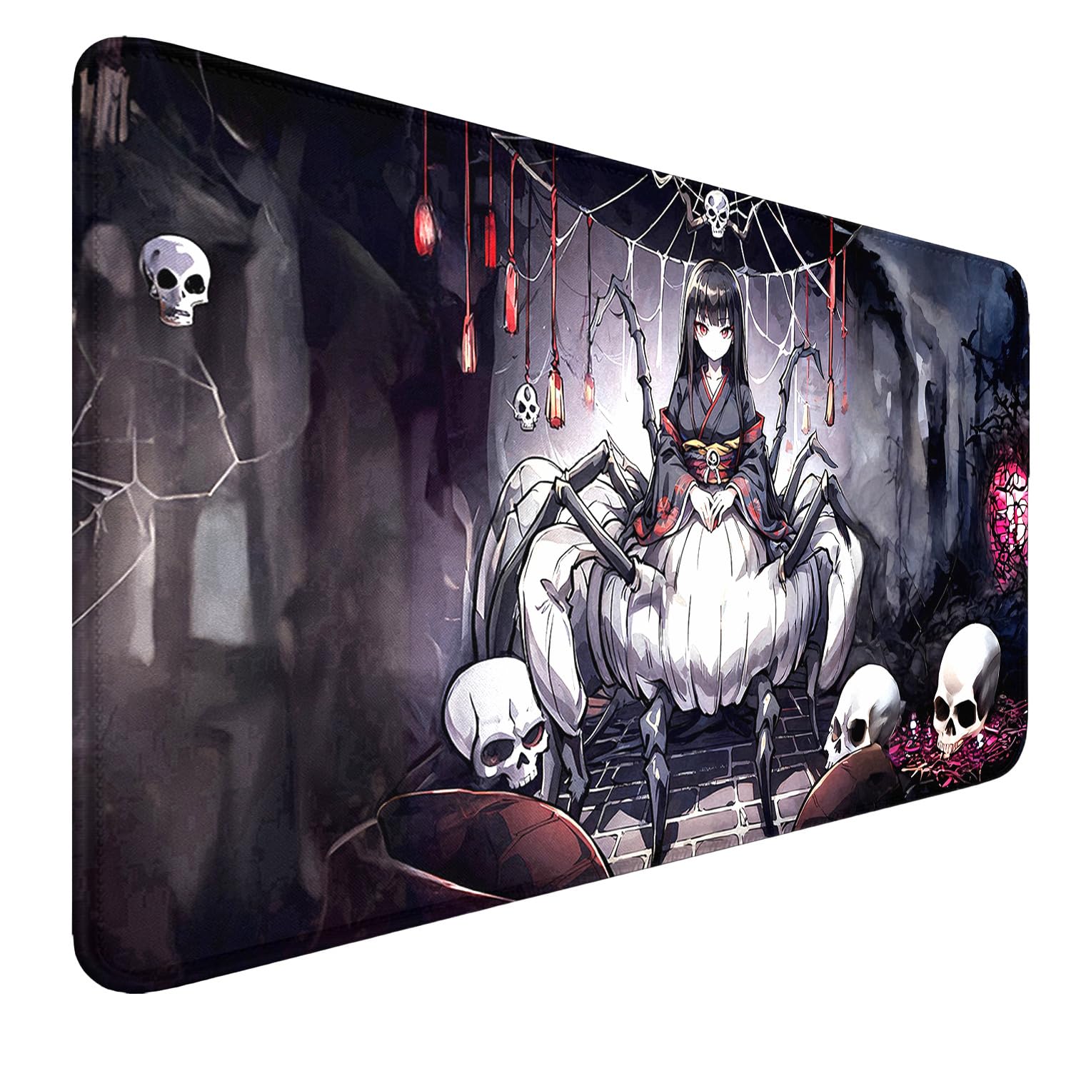 MTG MAT, 24" x 14" MTG Playmats Stitched Edges for MTG TCG Trading Card Smooth Rubber Surface Anti-Slip Mouse Pad with Storage Bag Thickened 3mm