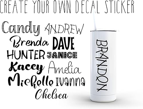 Personalized Vinyl Name Decal Stickers