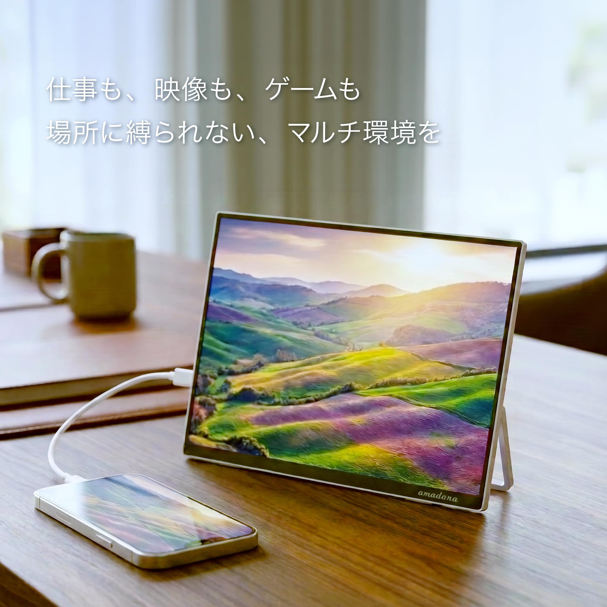amadana 15.6インチ フルHD ポータブルディスプレイ DP10 Amazon.co.jp: amadana 15.6インチ モバイルモニター ポータブル