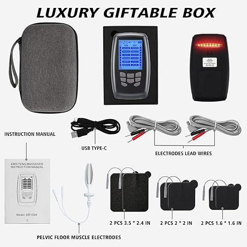 Miniatura 9 de TENS Unidad Estimulador Muscular y Ejercicio Muscular del Suelo Pélvico EMS. Impulsos multifuncionales para aliviar el dolor para entrenamiento