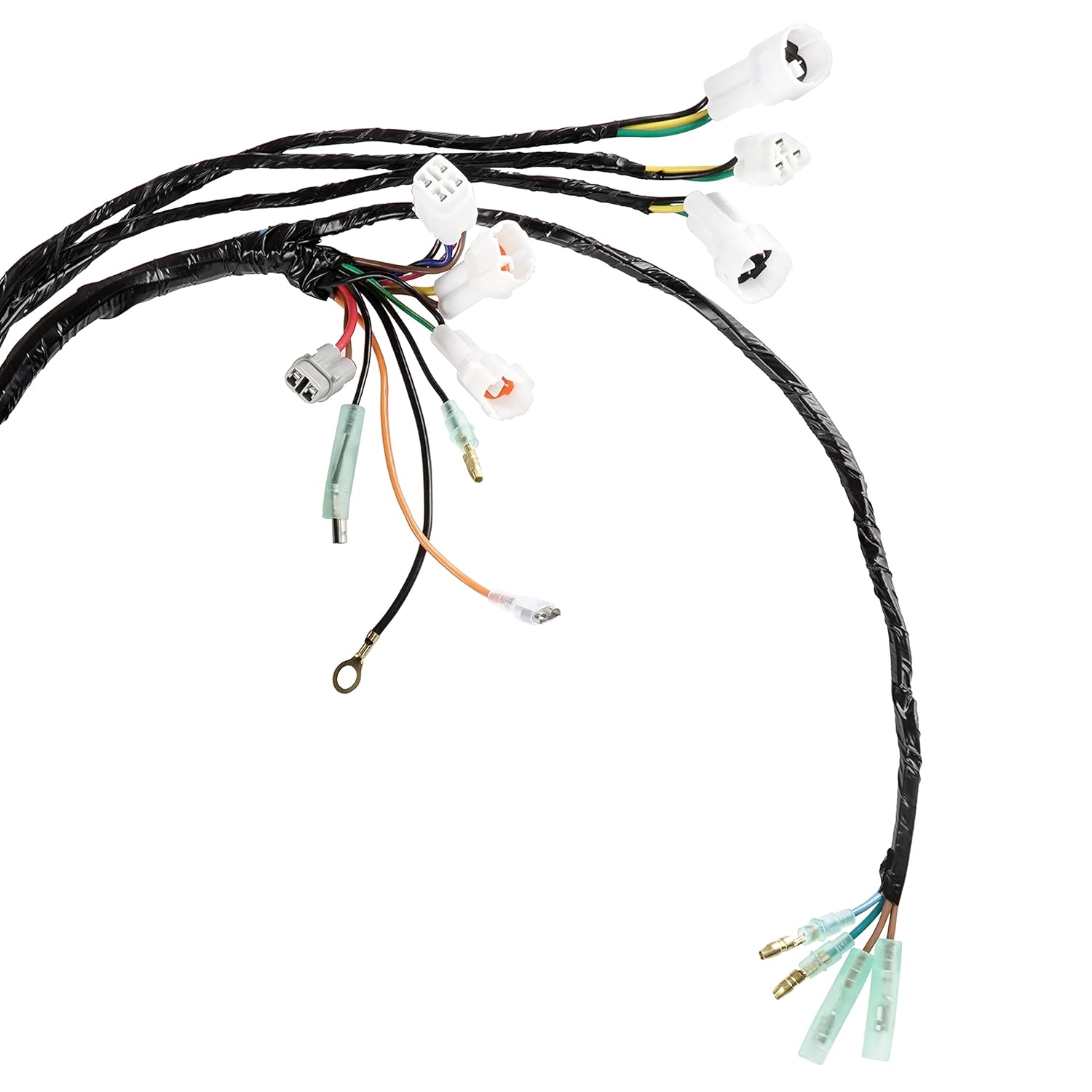 Caltric Complete Wiring Wire Harness Compatible with Yamaha Warrior 350 YFM350X 2002 2003 2004