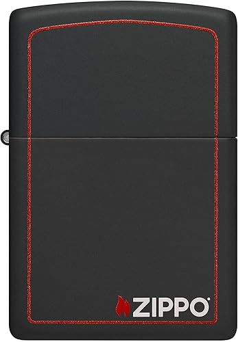 Vista 183 de Zippo Encendedor crepitante color negro.