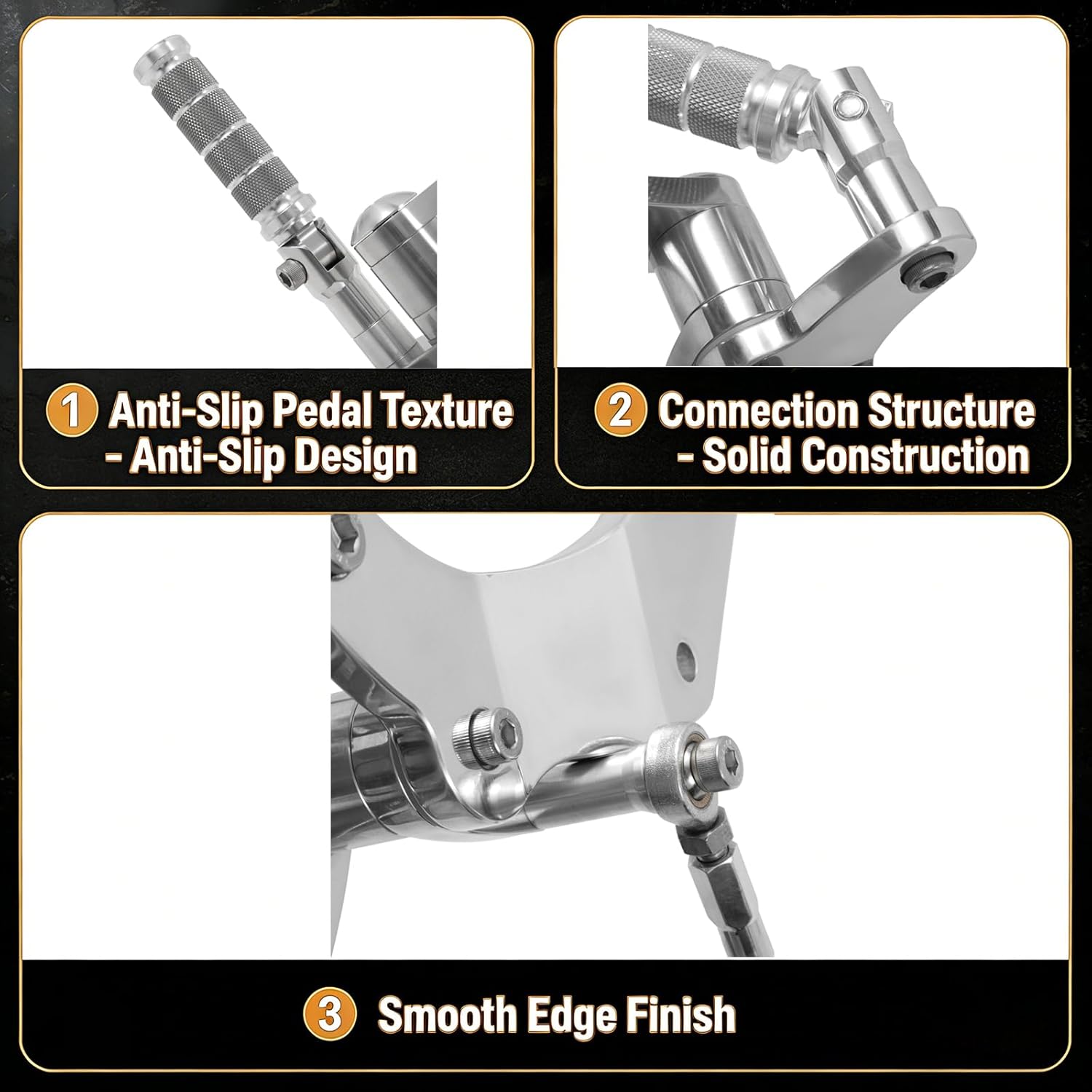 CNC Machined Billet Forward Controls 12" 13" Extended for Harley Softail Street Bob FXBB FXBBS 2018-2024 Softail Standard FXST 2020-2024 Low Rider FXLR 2018-2020 6061-T6 Aluminum Polished