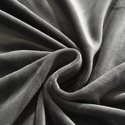 Miniatura 5 de SOGANI Funda de sofá de felpa de terciopelo, funda elástica resistente a los deslizamientos, protector de sofá suave y grueso para sofá modular en