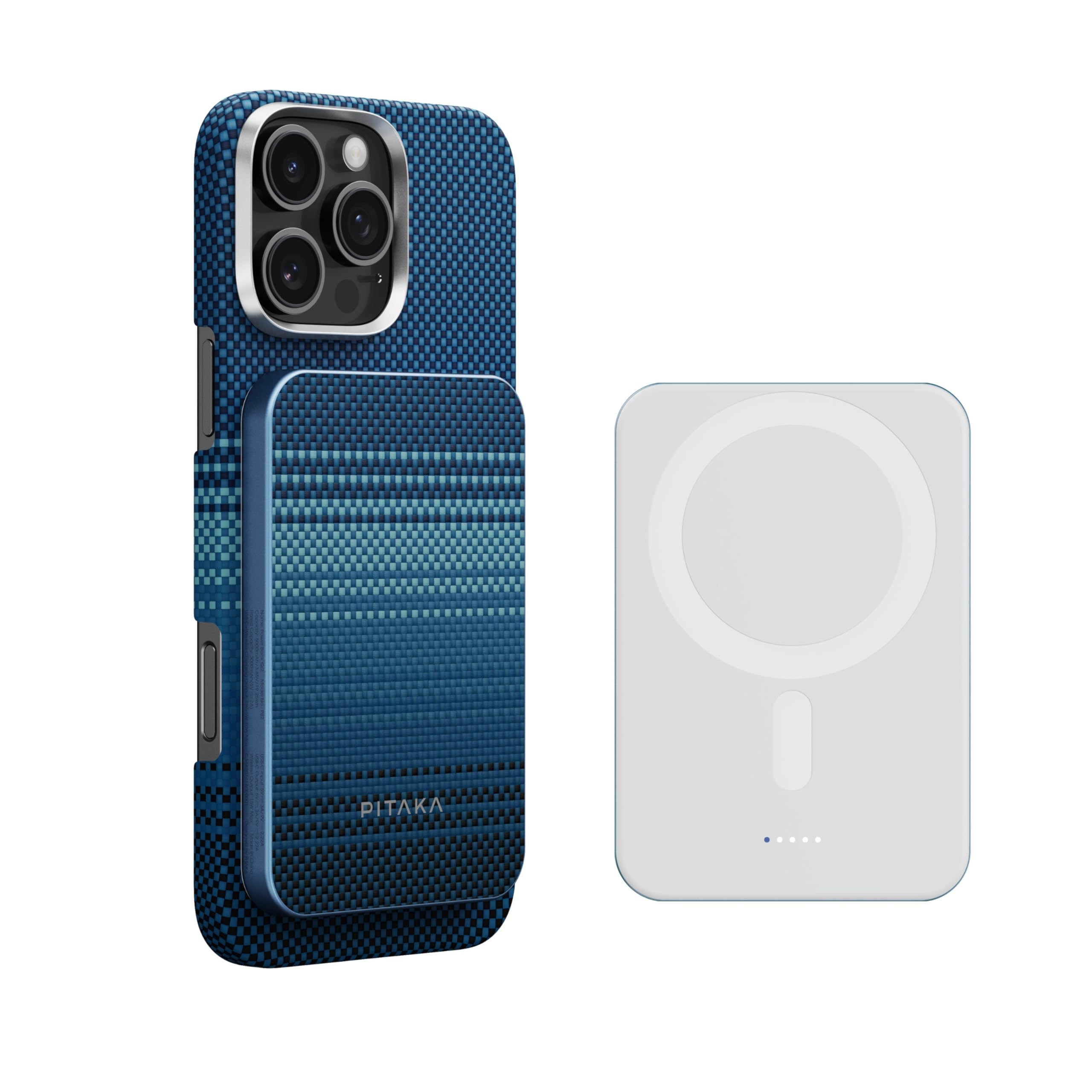 Amazon | PITAKA Qi2 モバイルバッテリー 軽量 薄型 MagSafe対応