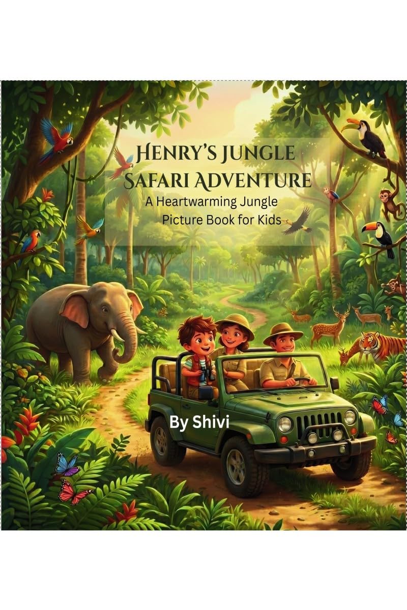Henry's Jungle Safari Adventure: A Heartwarming Jungle Picture Book for Kids