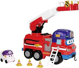 Super Wings EU730824 Rescue Riders Playset Toy for 3+ Years Old Boys Girls Preschool Kids Multiple Play Modes Re-enacting The Original Scenes Hand-Eye Coordination, Mixed