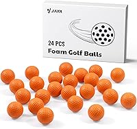 Vista 1 de JAYA 24 Pack Foam Golf Practice Balls, Realistic Feel and Limited Flight, Soft for Indoor or Outdoor Training