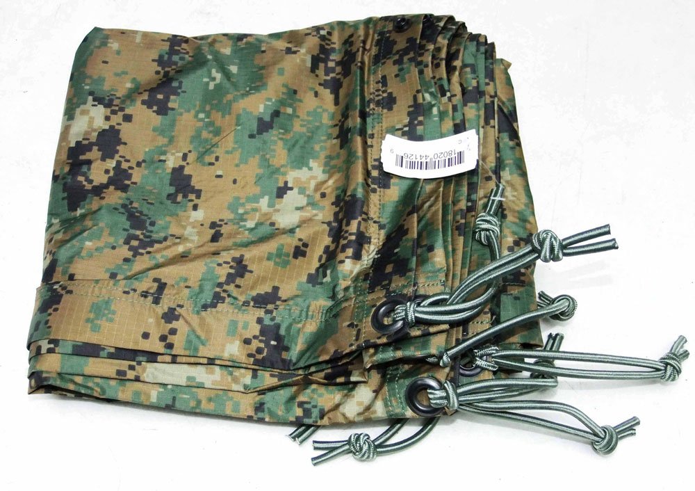 Official USMC Reversible Woodland MARPAT/Coyote Field Tarp