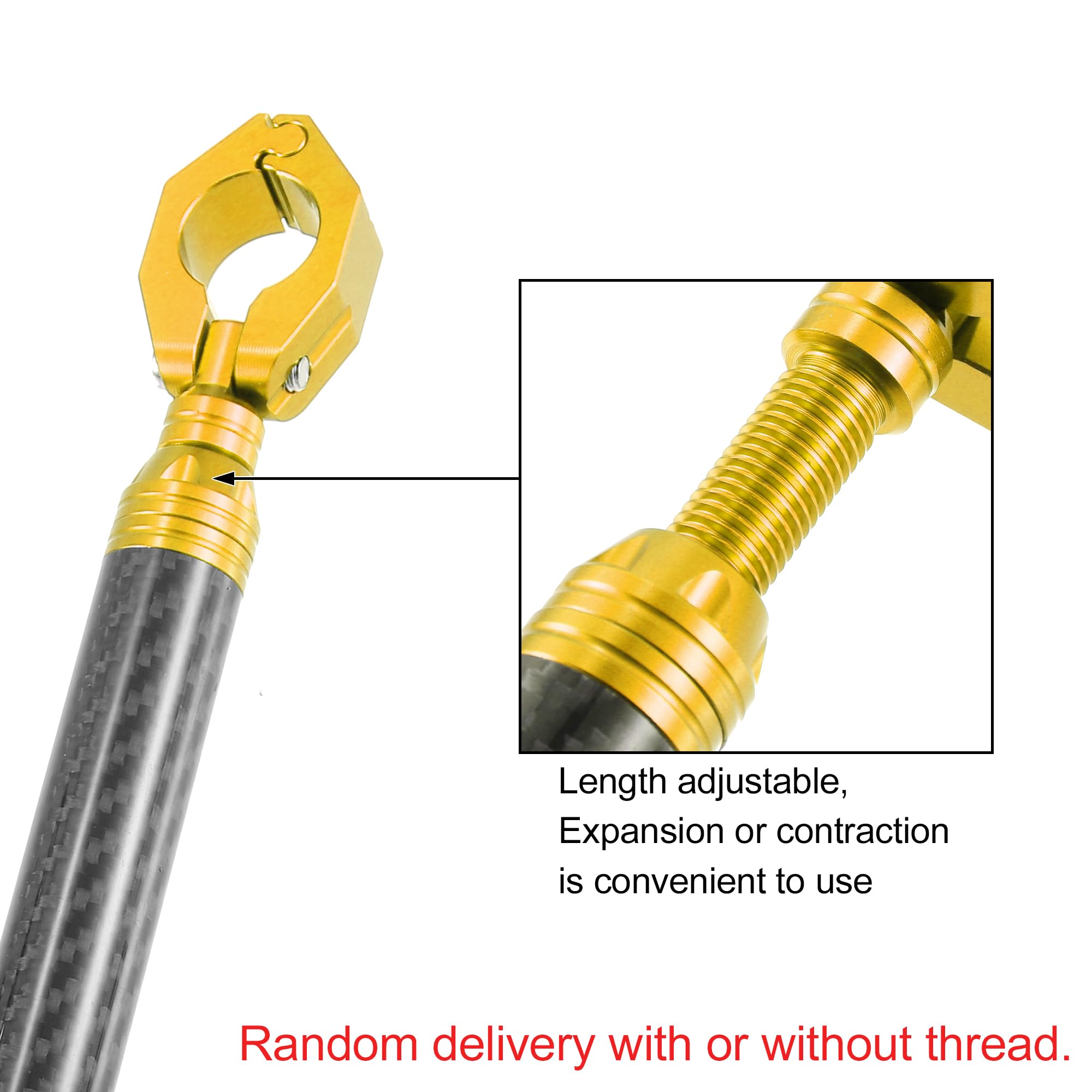 Universal 22mm Gold Motorcycle Handlebar Balance Bar – Uxcell, 1 Set