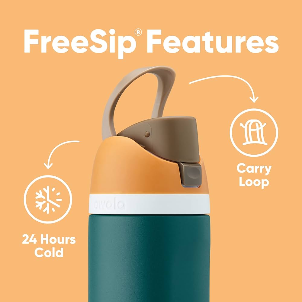 Owala FreeSip Insulated Stainless Steel Water Bottle with