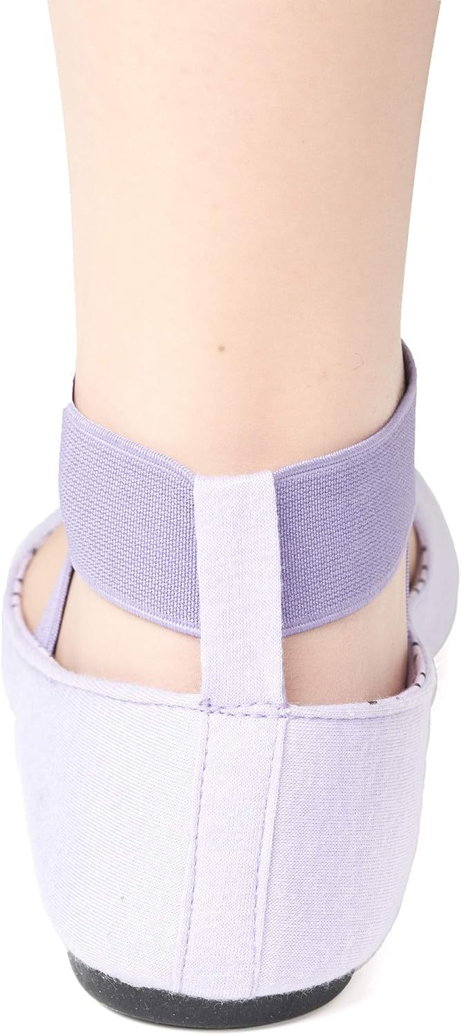 Alpine Swiss Peony Ballet Flats Shoes for Women | Elastic Ankle Strap Flats | Round Closed-Toe | Slip On Loafers | Padded for Comfort | Runs Small - Image 8