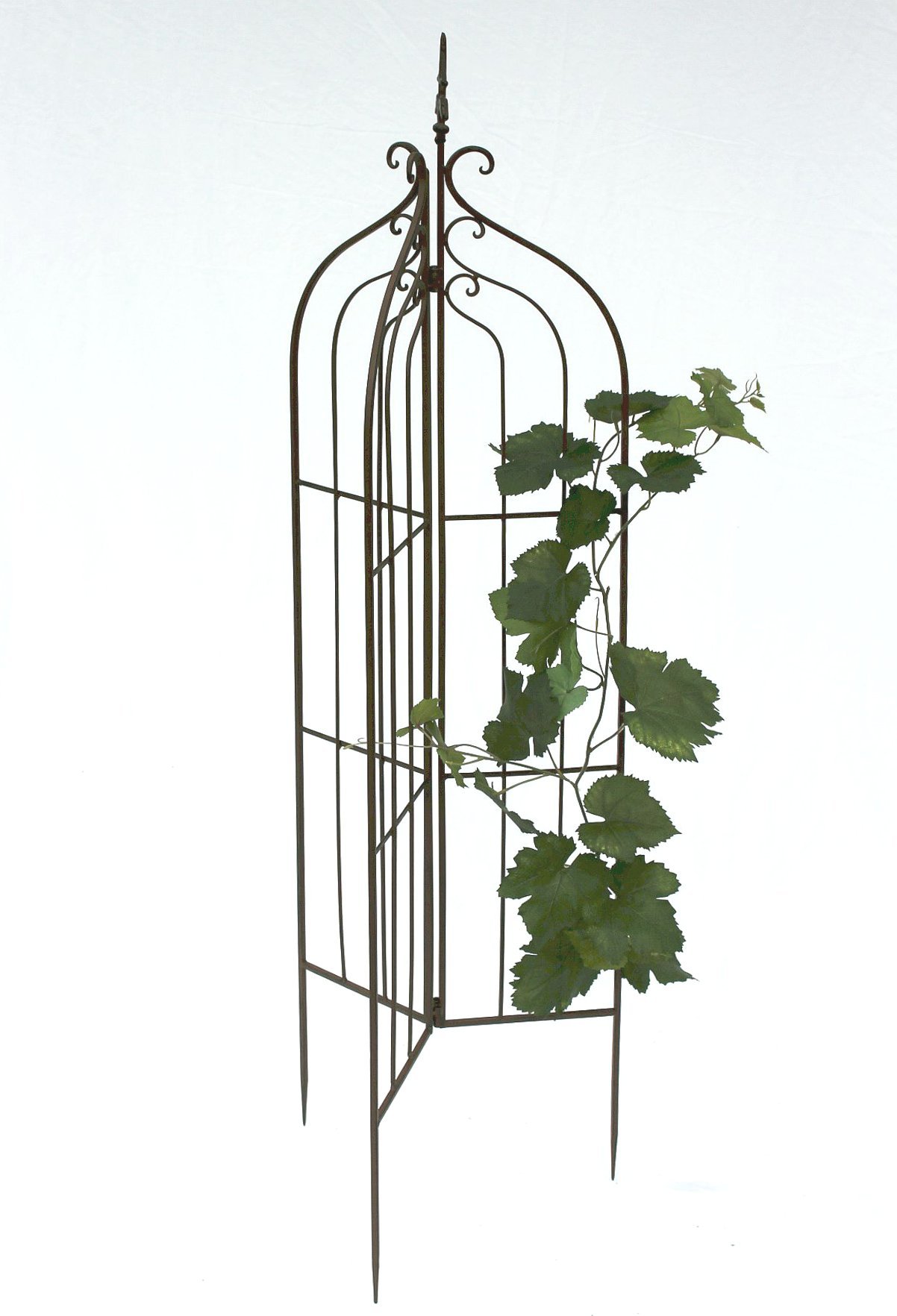 DanDiBo Support pour Plantes grimpantes 120033 Pliable Treillis en métal H-132cm D-38cm Support pour Plantes grimpantes Clôture