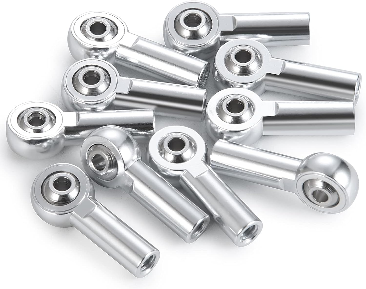10Pcs M4 Link Rod Ball Ends Rod End Bearing for 1/10 Axial SCX10 Tamiya RC Crawler Car