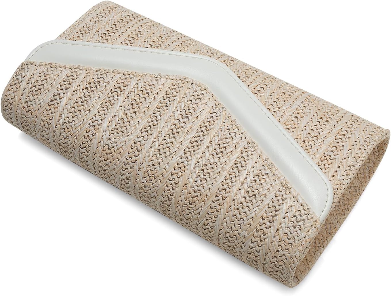 Straw Clutch Purse for Women Envelope Clutch Handbags for Summer Beach Evening Shoulder Crossbody Bag - Image 7