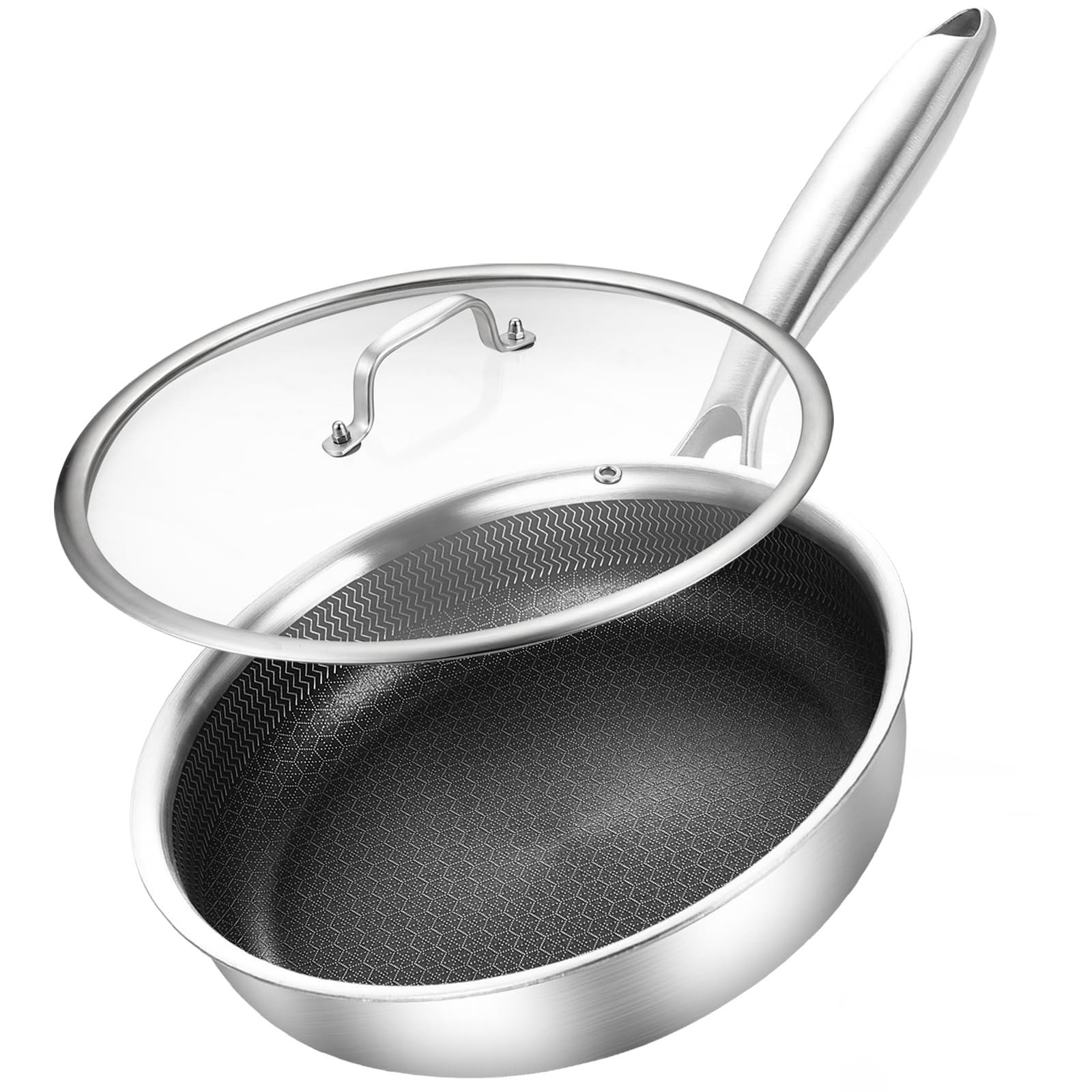 DELARLO Tri-Ply Stainless Steel Nonstick Ceramic Omelette Pan 5.5 inch — Amazon image 9