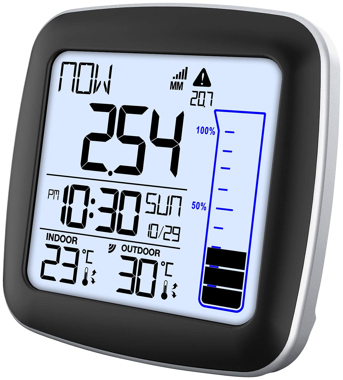 Station météo avec capteur extérieur et pluviomètre [Infactory]