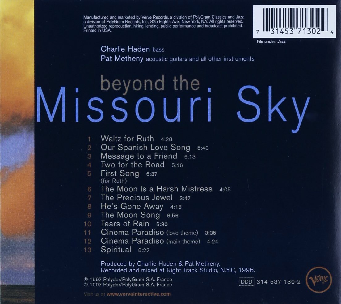 Beyond the Missouri Sky