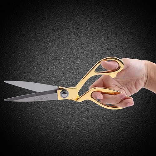 Miniatura 2 de Tijeras de corte de costura, tijeras multiusos, tijeras de tela, tijeras de coser estilo vintage, tijeras de tejer con mango cómodo para coser