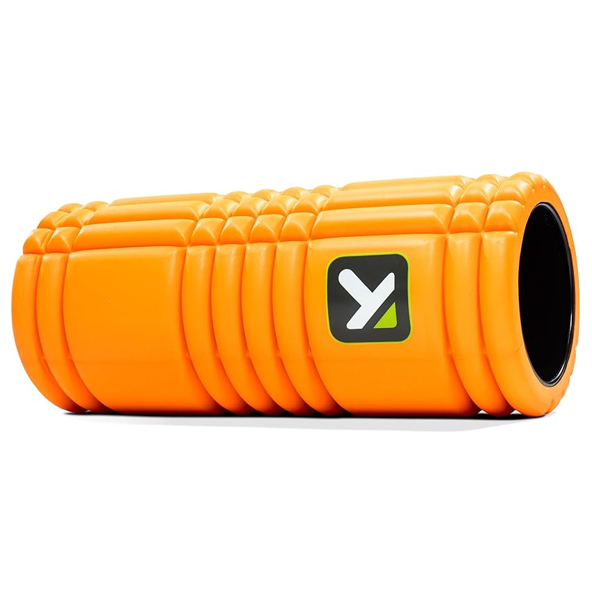 TriggerPoint GRID Foam Roller – Schiuma a densità multipla, compressione ferma per recupero muscolare, massaggio preost allenamento, nucleo cavo, fidato dai professionisti, Arancione