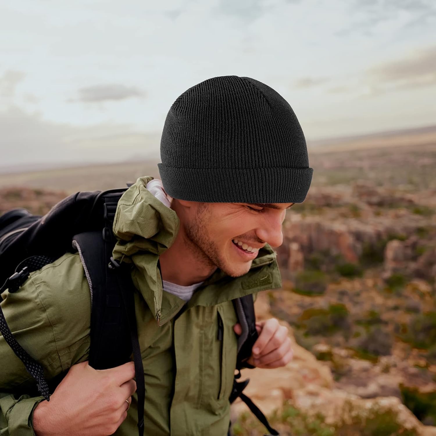 Cooraby Beanie Cap Winter Warm Hats Soft Knit Beanie for Men or Women - Image 4