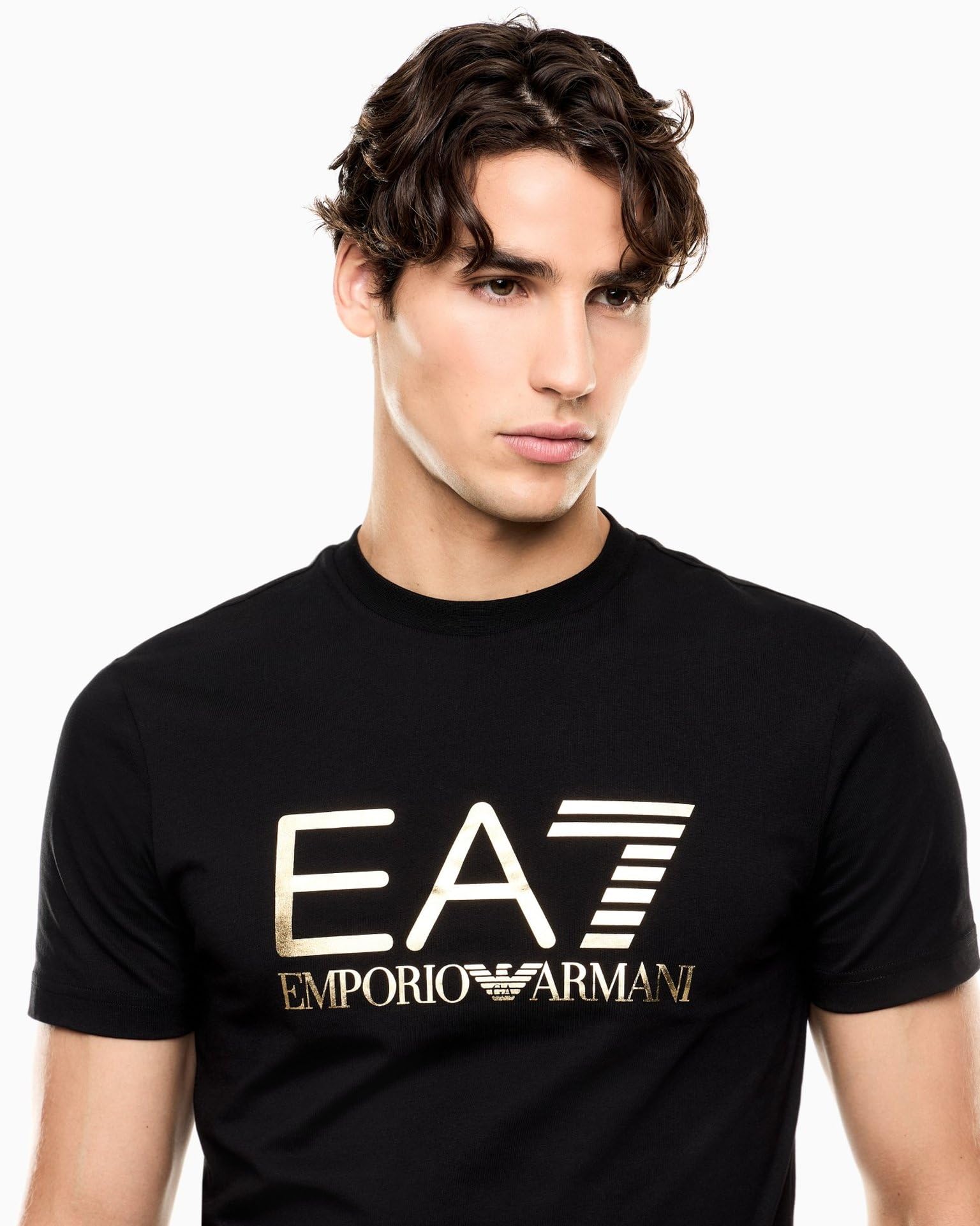 EA7 Emporium Armani Camiseta Hombre Core Identity En Jersey Algodón 7M001412AF22264