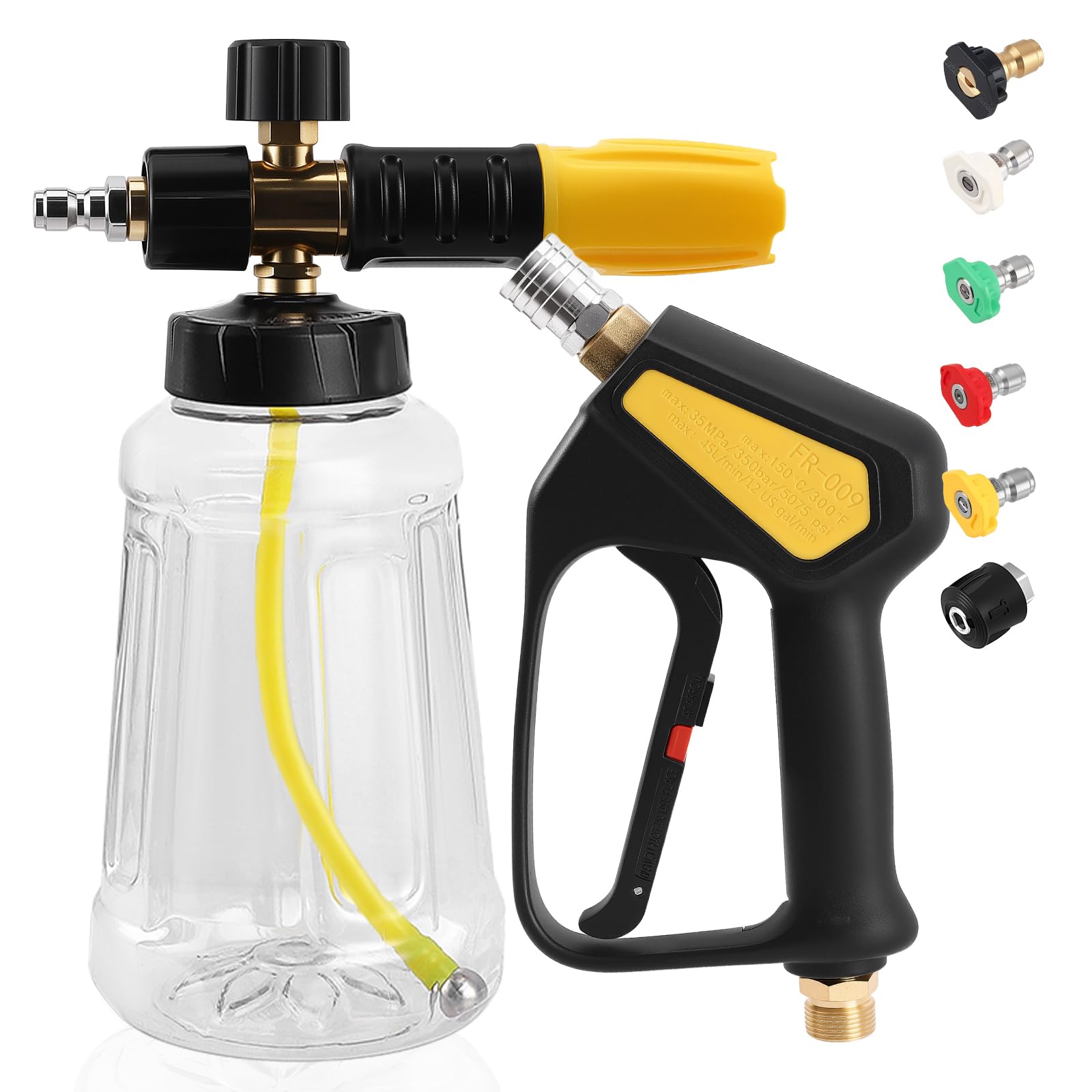 Pistolet nettoyeur haute pression Stubby idéal pour nettoyer la terrasse
