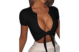Women's Tie Up Crop Top