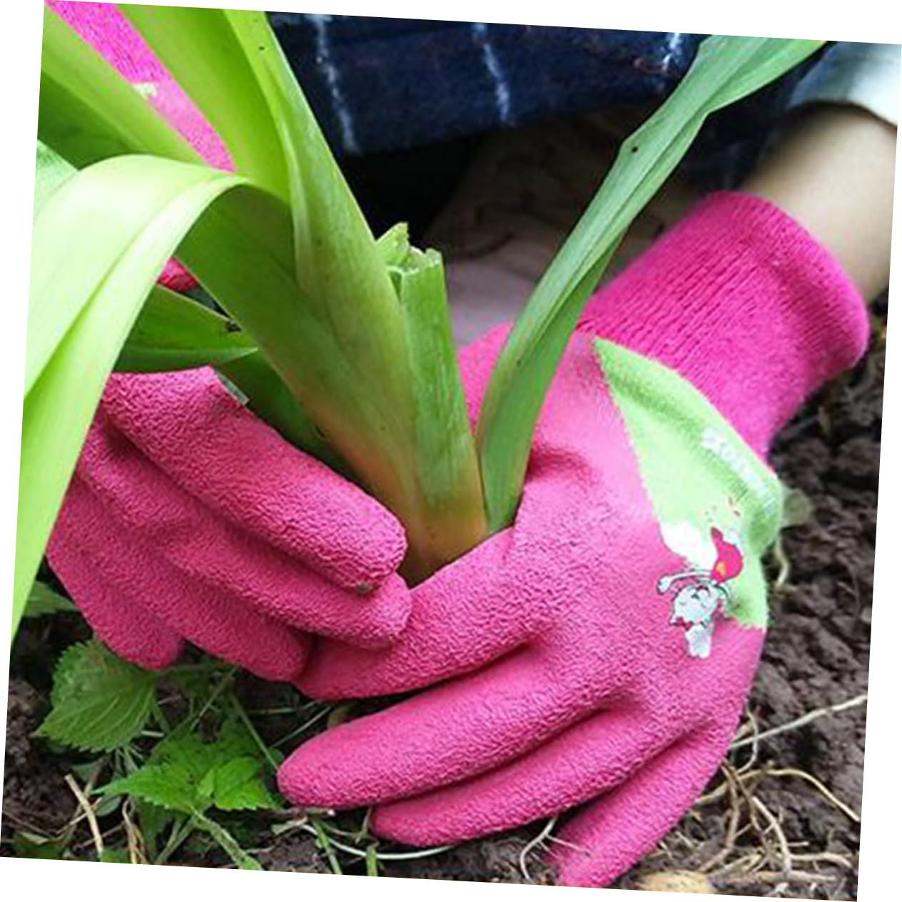 IWOWHERO 1 Pair Boys and Girls Gardening Boys and Girls Protective Safety Home Work 3-5 Years Old Comfortable Easy to Clean and Sturdy