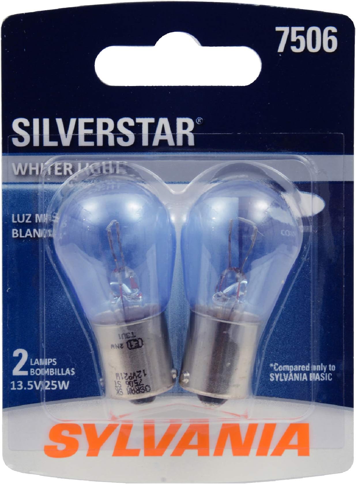 7506 SilverStar High Performance Miniature Bulb, (Contains 2 Bulbs)