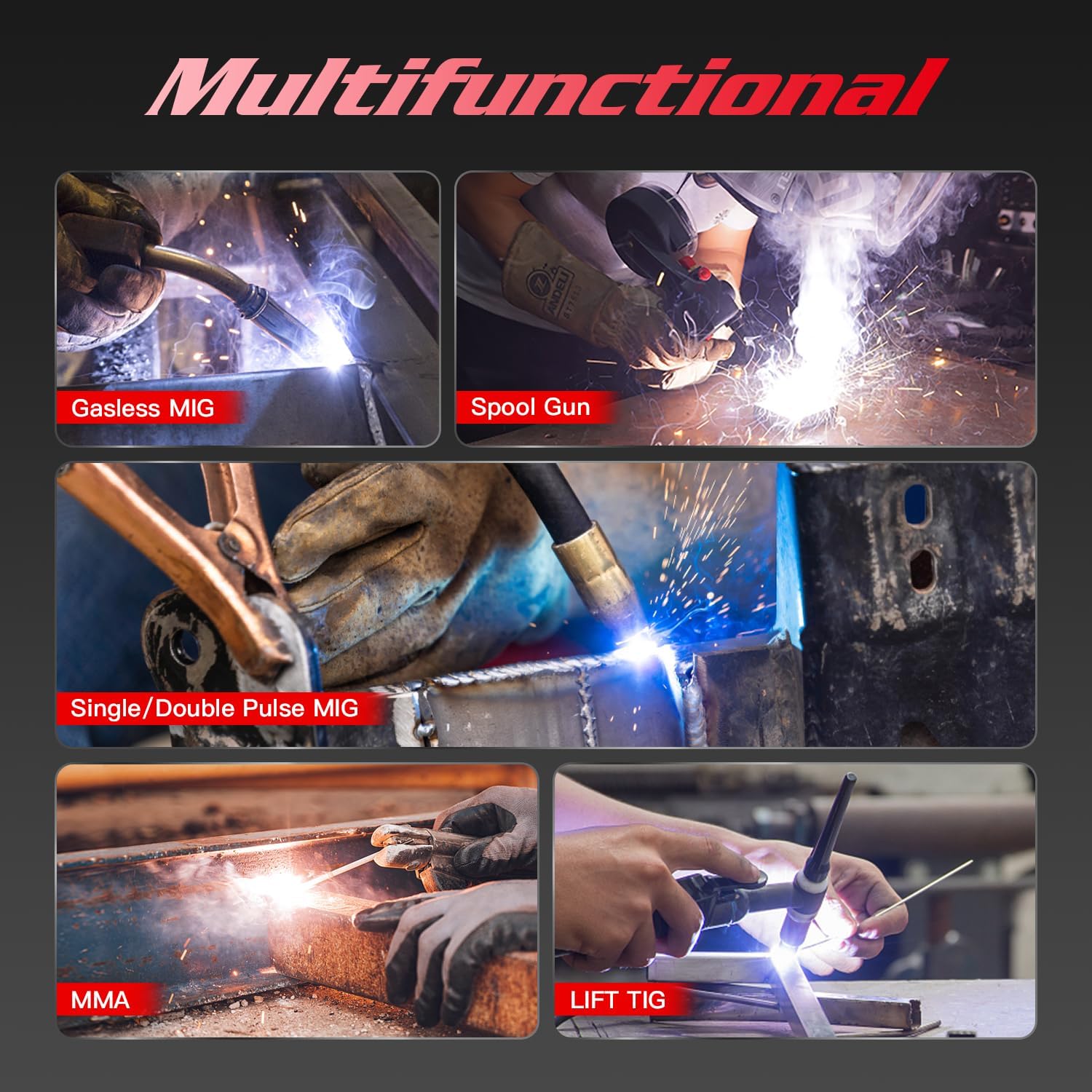 ANDELI 5-in-1 Welding Machine Capabilities
