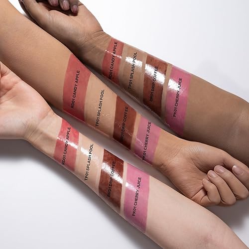 Miniatura 7 de FOCALLURE Aceite de labios, hidratante, brillo labial hidratante, aceite transparente Toot Lip Glow Oil, acabado brillante brillante, antiadherente,