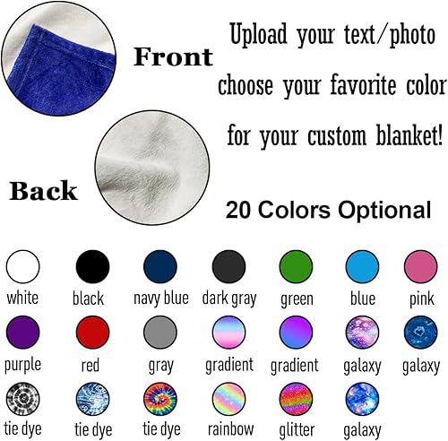 Miniatura 2 de InterestPrint Manta personalizada de collage de fotos de un amigo, manta personalizada de 6 imágenes, manta de amistad personalizada, regalos para