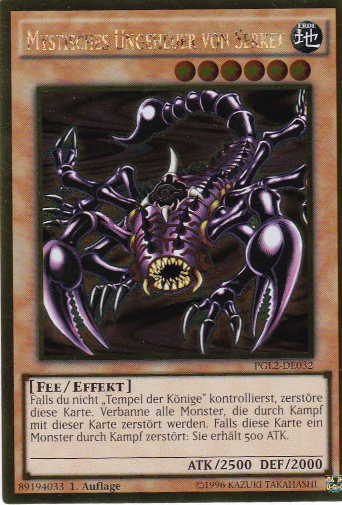 Yu-Gi-Oh! Sammelkarte – Near Mint, Inkl. Ultra Pro Toploader & Klarsichthülle, DE Version