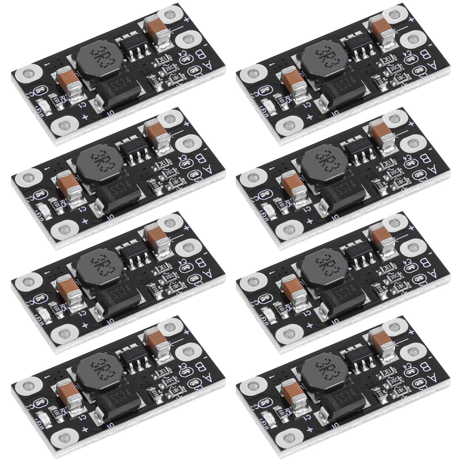 Electrobot DC Boost Converter Module - Pack of 8, Multi-Function Step Up Board with 5V/8V/9V/12V Output, Ideal for DIY Projects and Electronic Applications-picture-27
