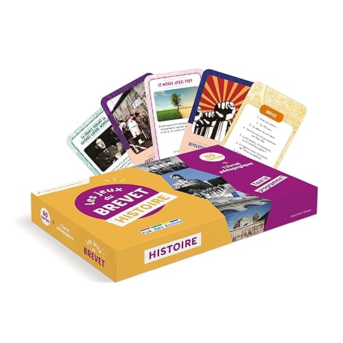 Les jeux du Brevet Histoire: 80 cartes + 1 livret pédagogique