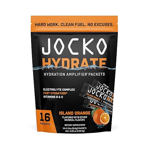 Jocko Fuel Hydrate Electrolytes Powder Packets Low Sugar - Hydration