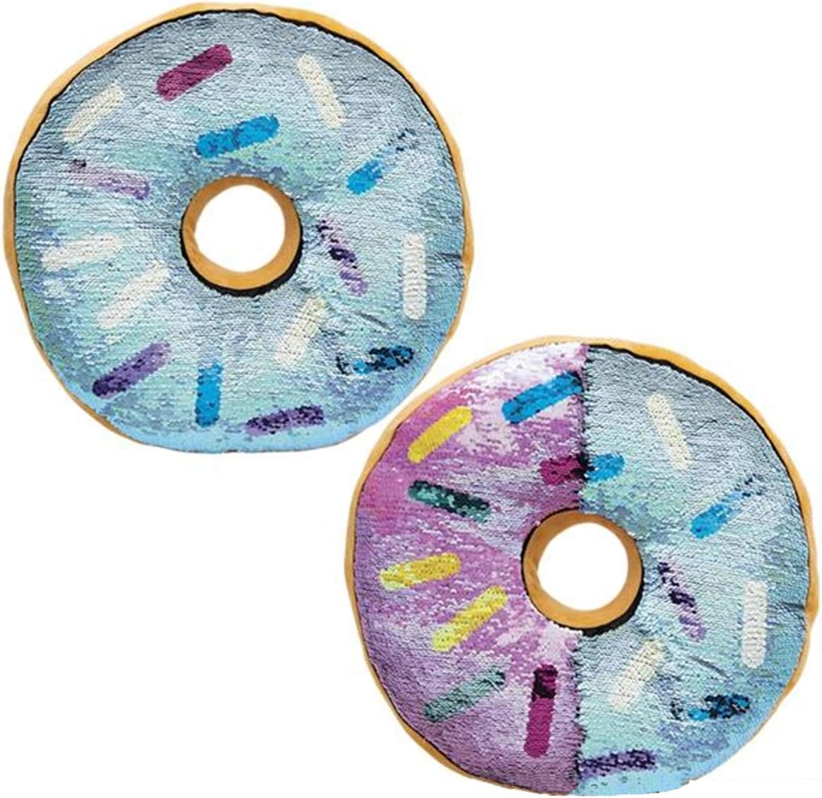 narwhal sequin pillow