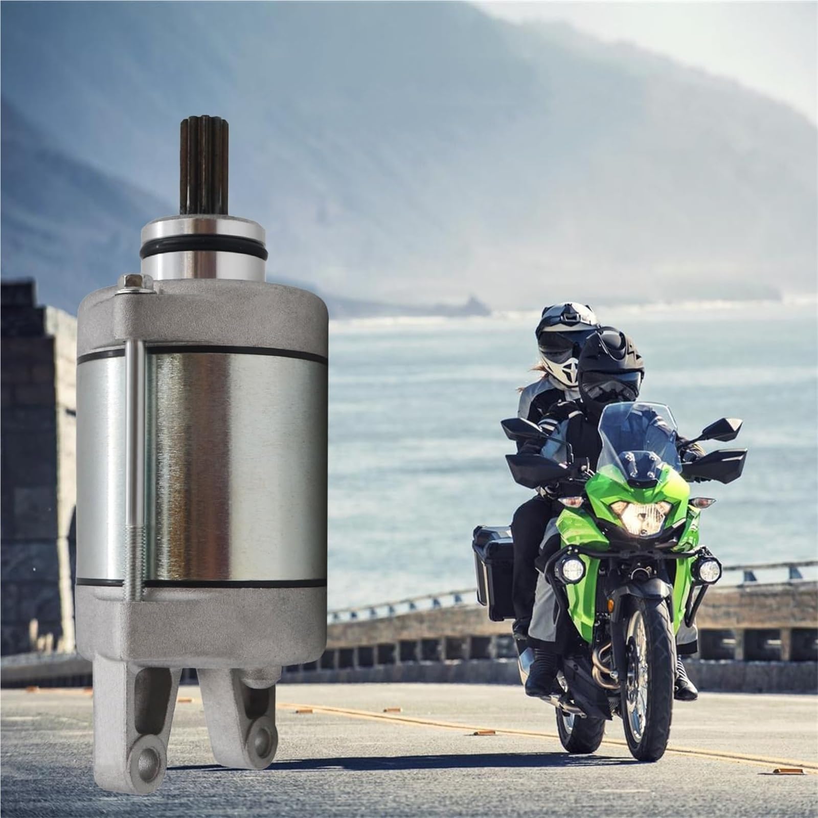 Para para Ninja 300 para Versys-X KLE300 2013 2014 22015 2016 2017 2018 2019 2020 2021 21163-0717 Motor de arranque Motor arranque