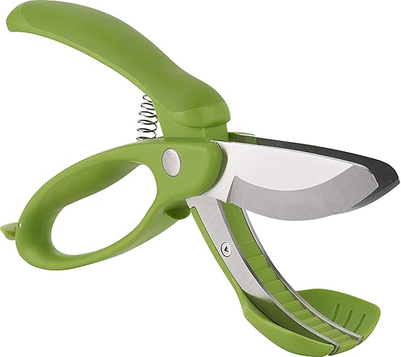 Trudeau Toss and Chop Salad Tongs, Stainless Steel Salad