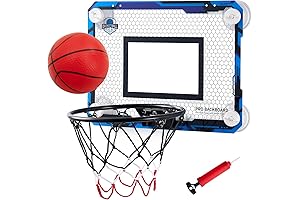 BOHEN Indoor Mini Basketball Hoop: Suction Cup Superiority for Endless Indoor Hoops!