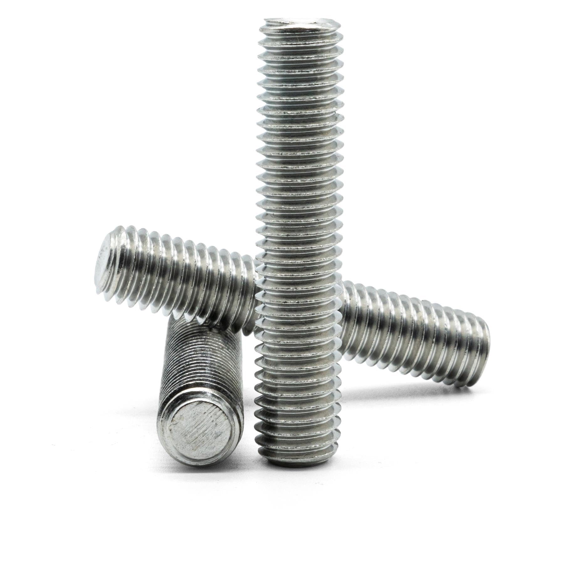 Hippo Hardware M2.5 (2.5mm X 3mm) Flat Point Headless Grub Screws Socket Set Screw A2 Stainless Steel (Pack of 50)