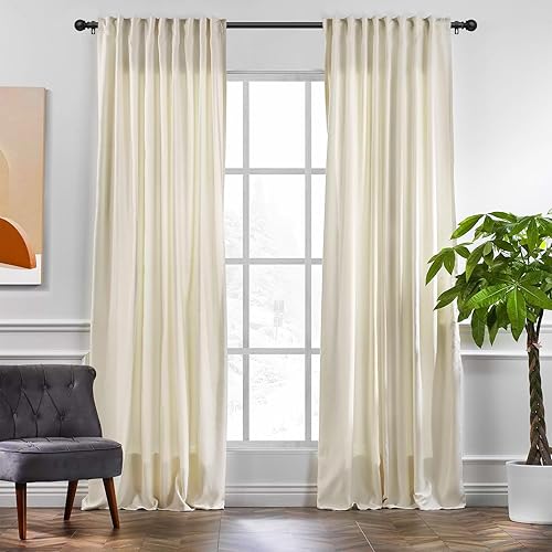 Miniatura 4 de Barras de cortina negras para ventanas de 28 a 48 pulgadas, barra de cortina de acero inoxidable ajustable de 58 de pulgada de diámetro de alta